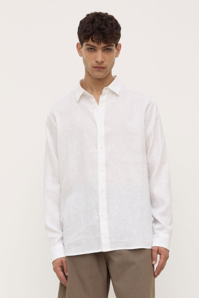 Everyday Mens Linen Shirt White
