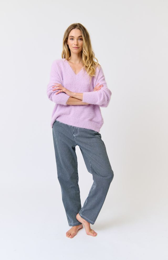 Emmie Knit Sweater Wisteria