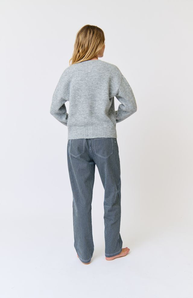 Aurora Knit Cardi Grey Marle