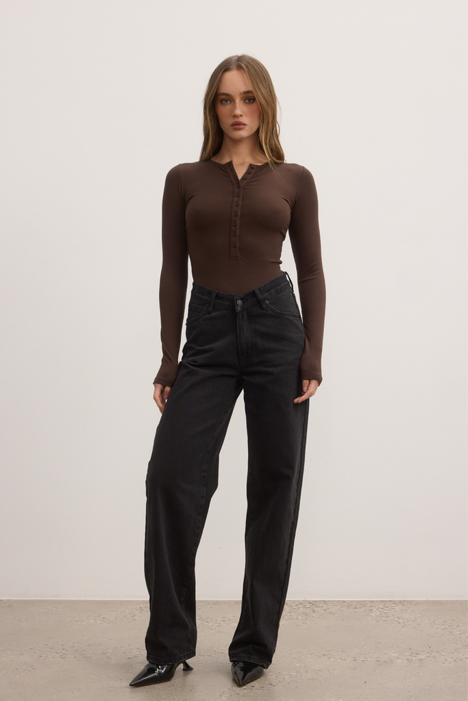 Lara Bodysuit Chocolate