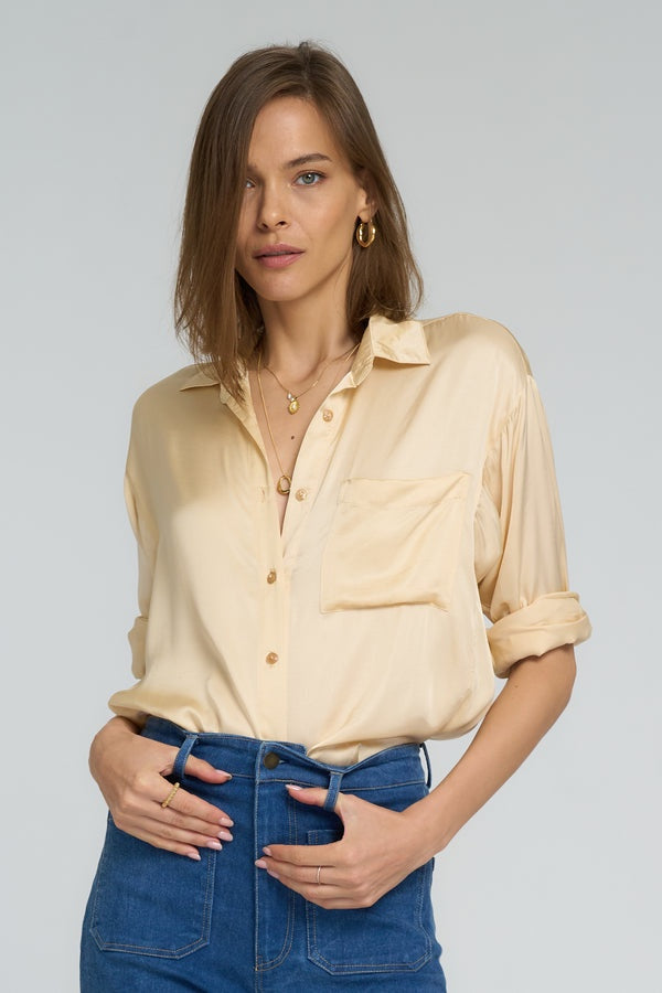 Roshi Shirt Butter Yellow