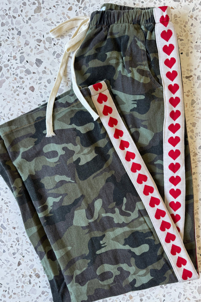 Camo Army Heart Pant
