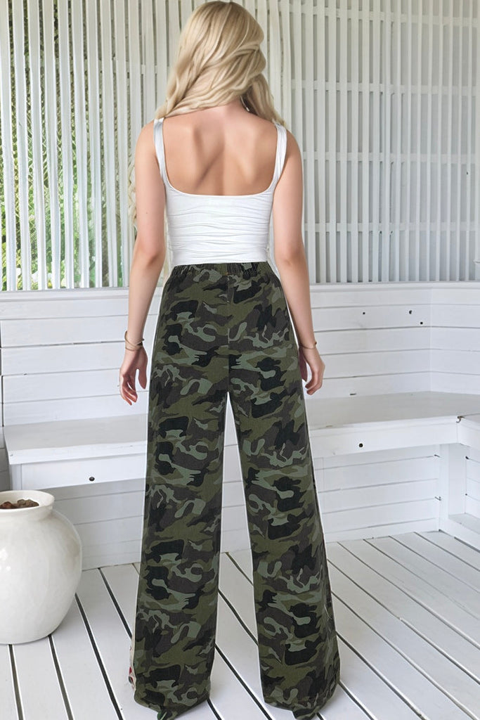Camo Army Heart Pant