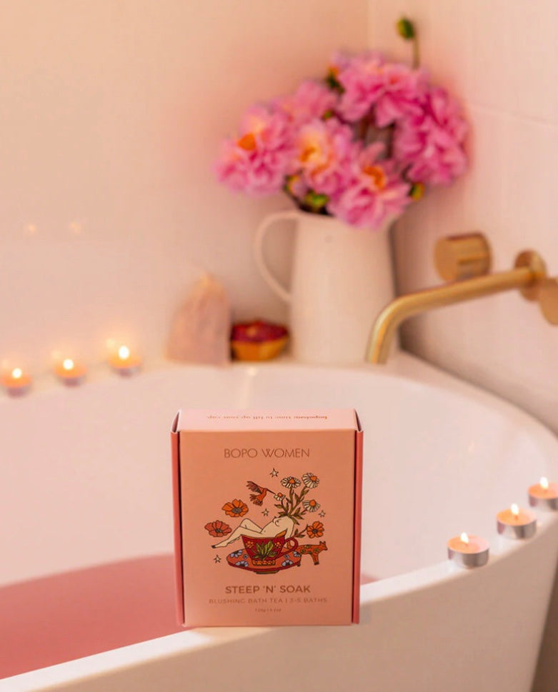 Steep n Soak Blushing Bath Tea
