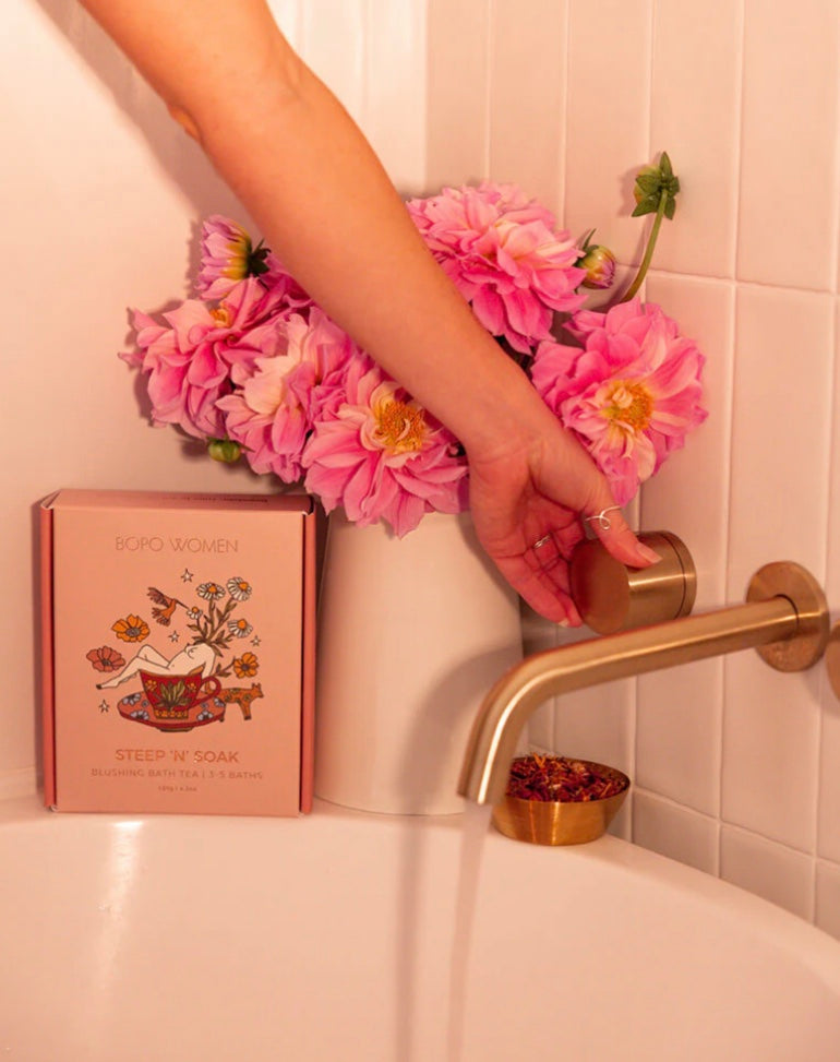 Steep n Soak Blushing Bath Tea