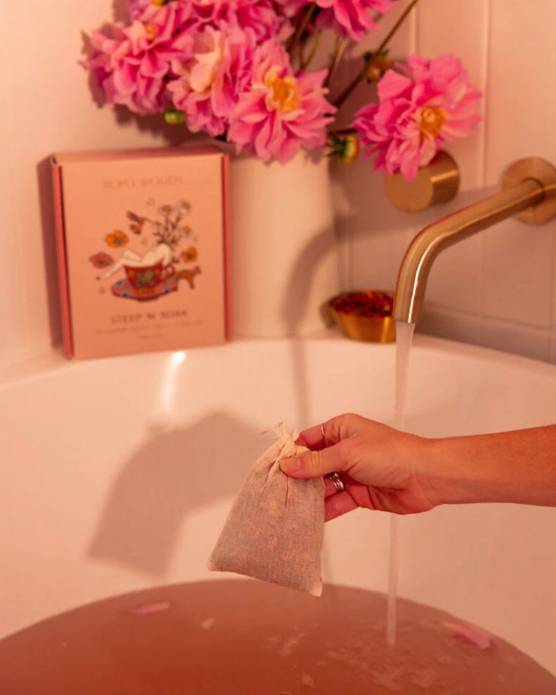 Steep n Soak Blushing Bath Tea