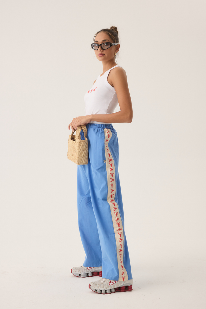 Lobster pant French blue, Araminta James, Mika and max