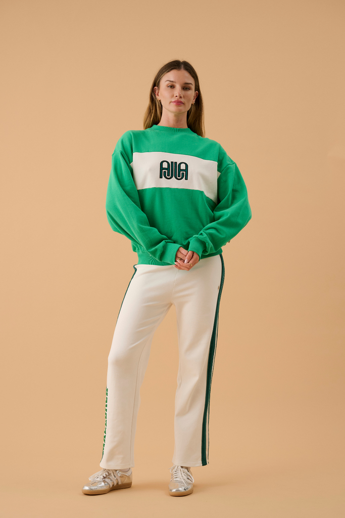 A James Sweatshirt Tropical Green