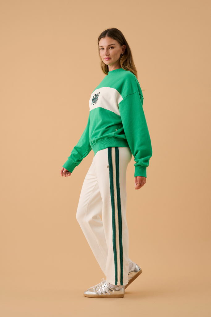 A James Sweatshirt Tropical Green