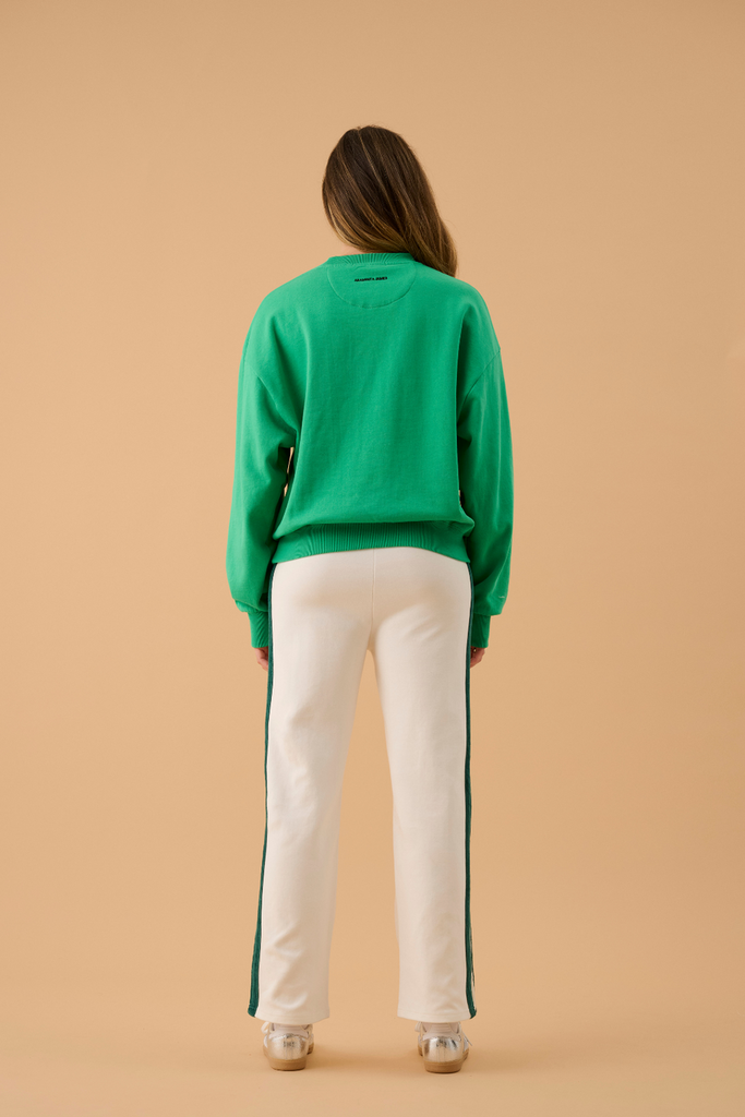 A James Sweatshirt Tropical Green