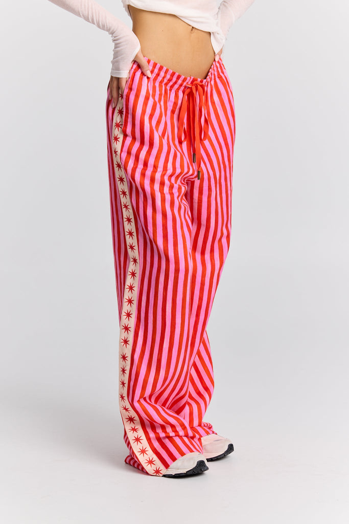 Cherry Ripe Linen Pant