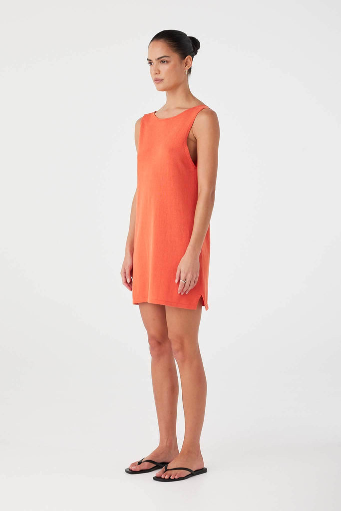 Paloma Mini Dress Mandarin