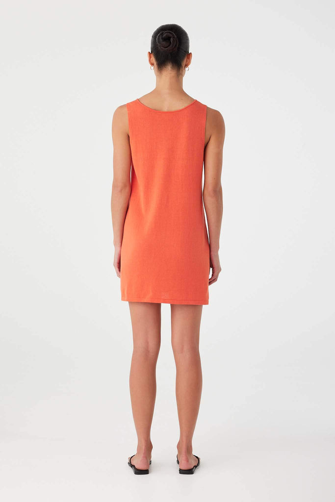 Paloma Mini Dress Mandarin