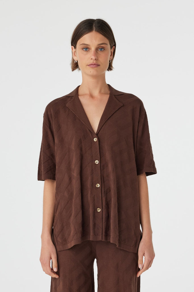Aria Shirt Espresso