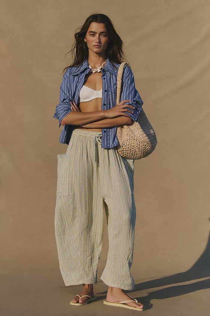 Striped Quinn Pant Chamomile Combo