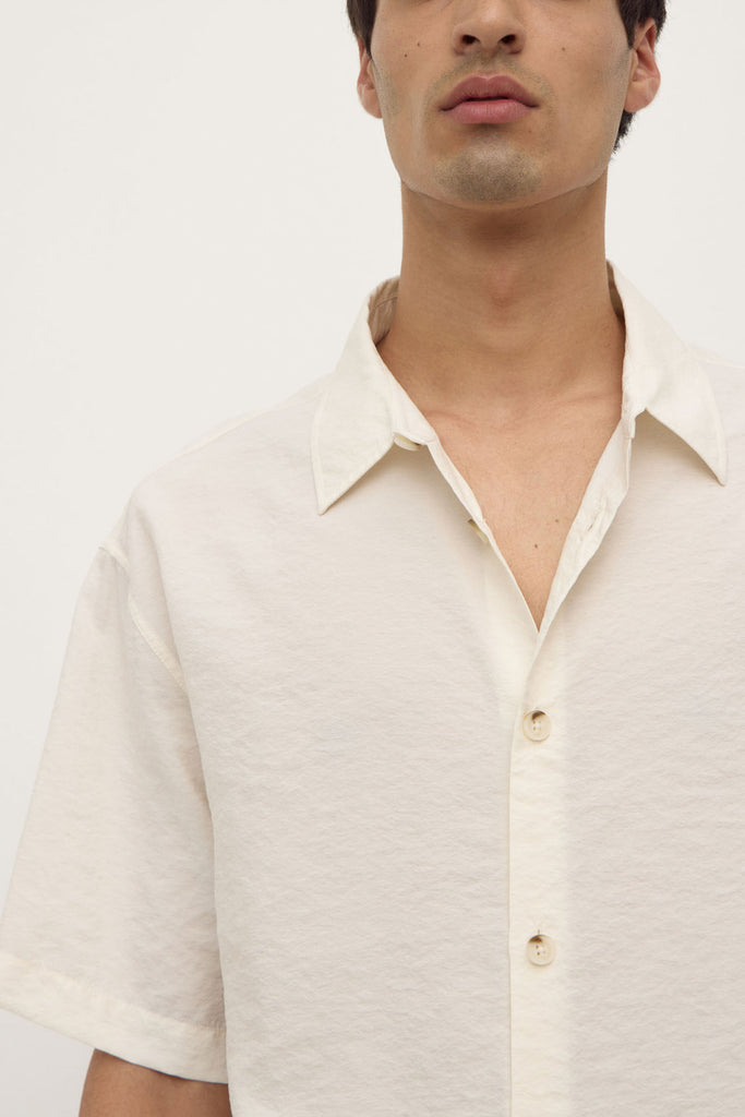 Brook Short Sleeve Shirt Cream