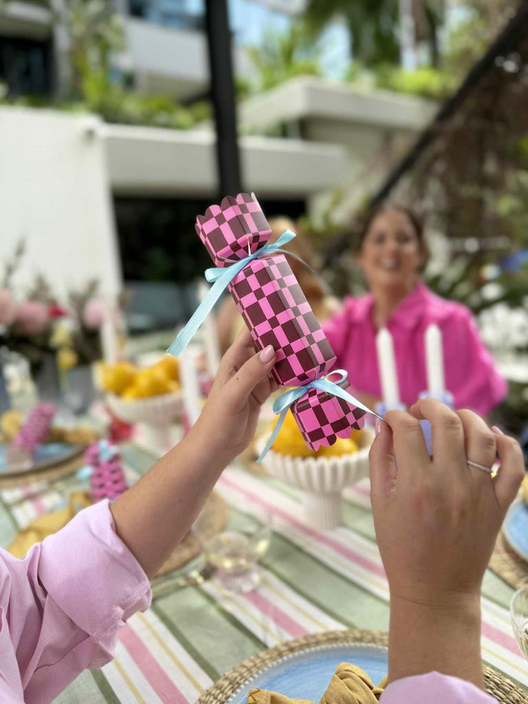 Bon Bons Pink and Brown