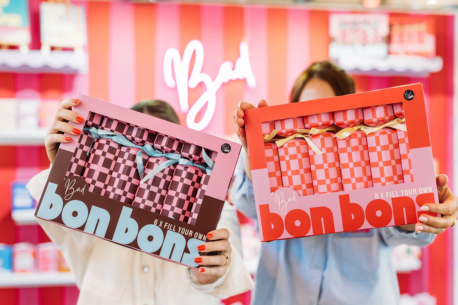 Bon Bons Pink and Brown