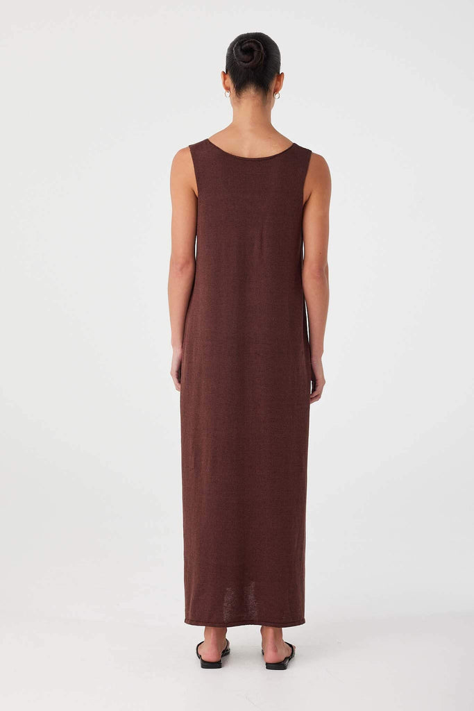 Poppy Maxi Dress Chocolate