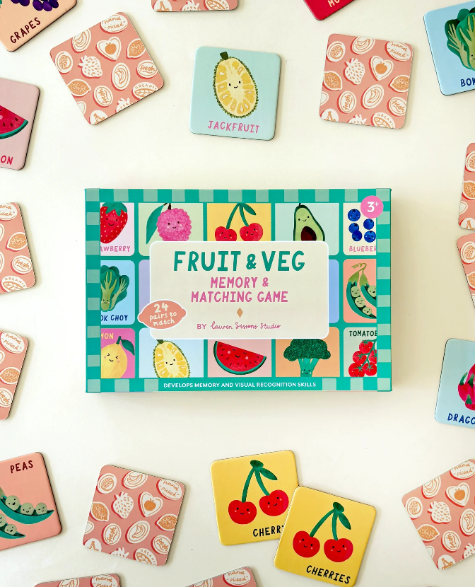 Fruit and Veg Memory and Matching Game