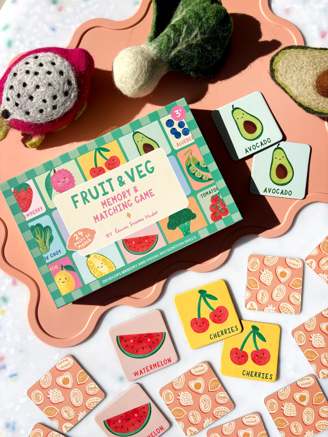 Fruit and Veg Memory and Matching Game