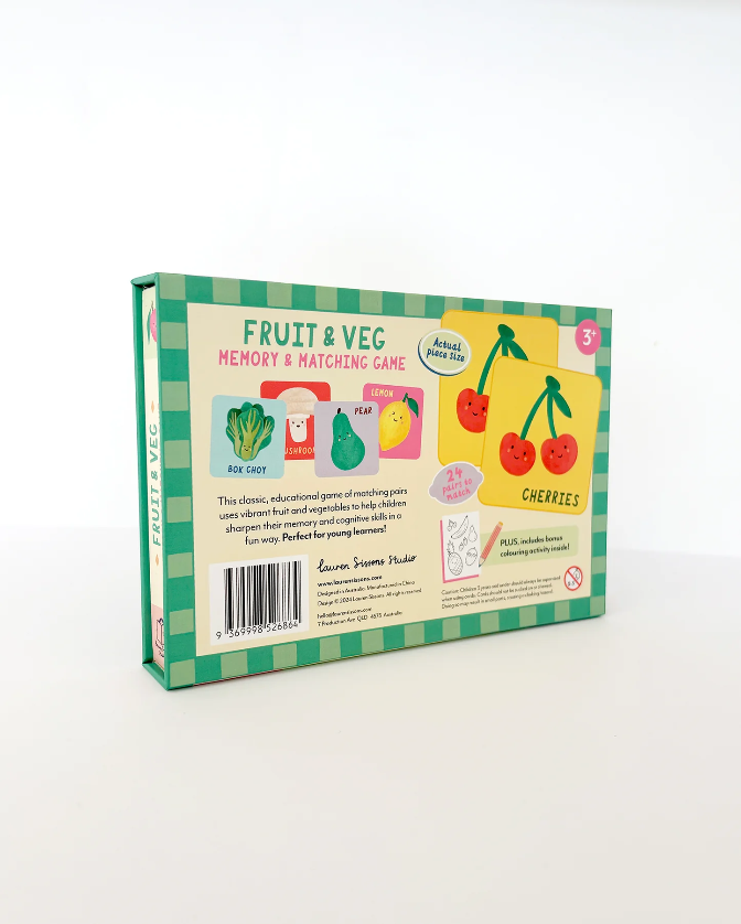 Fruit and Veg Memory and Matching Game
