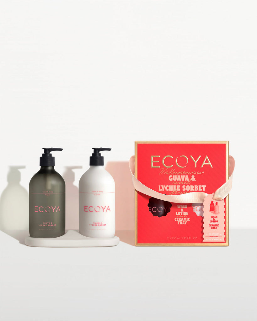 Guava and Lychee Sorbet Bathroom Set