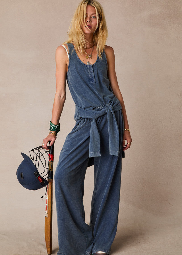 Soho Tokyo Wide Leg Pant Denim
