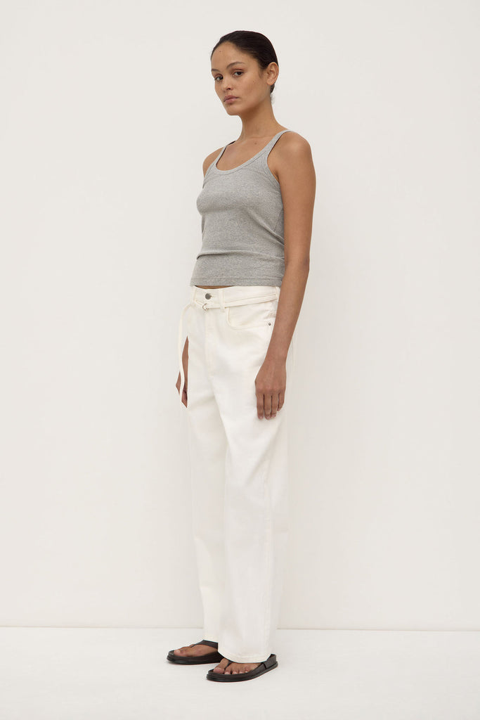 Loose Fit Jean Vintage White