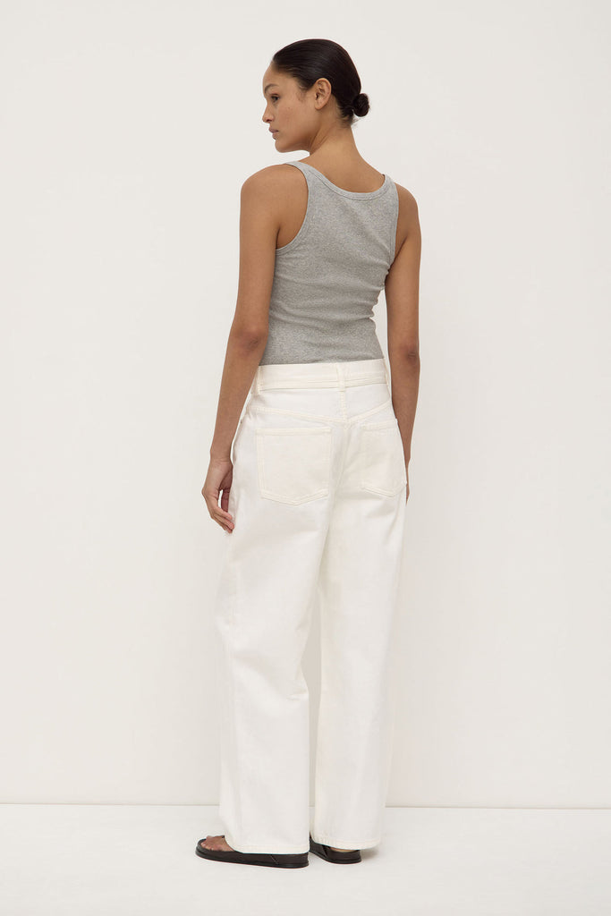 Loose Fit Jean Vintage White