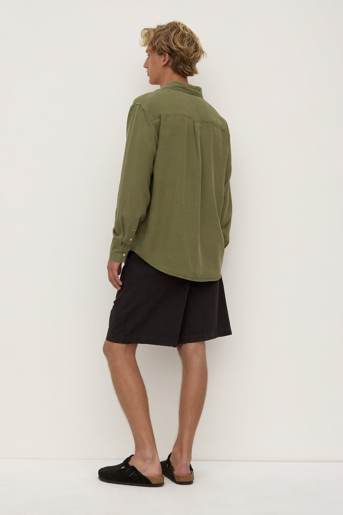 Miller Long Sleeve Shirt Chive - Mika and Max