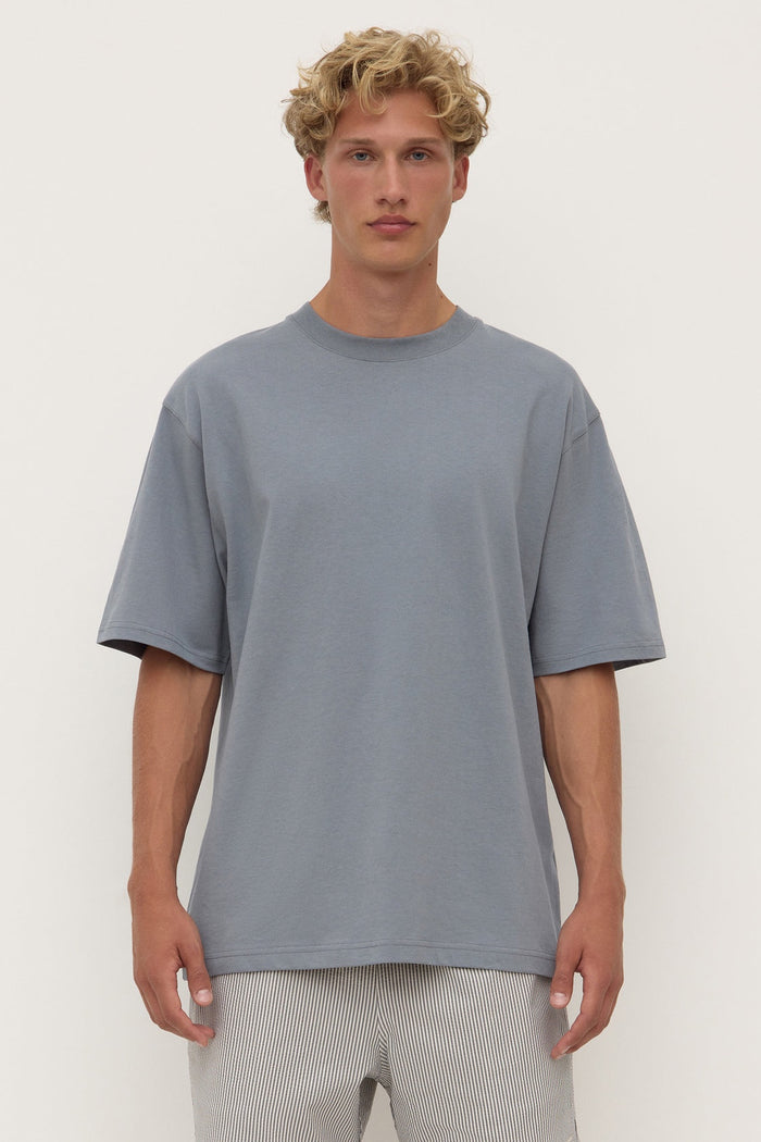 Knox Organic Oversized Tee Asphalt