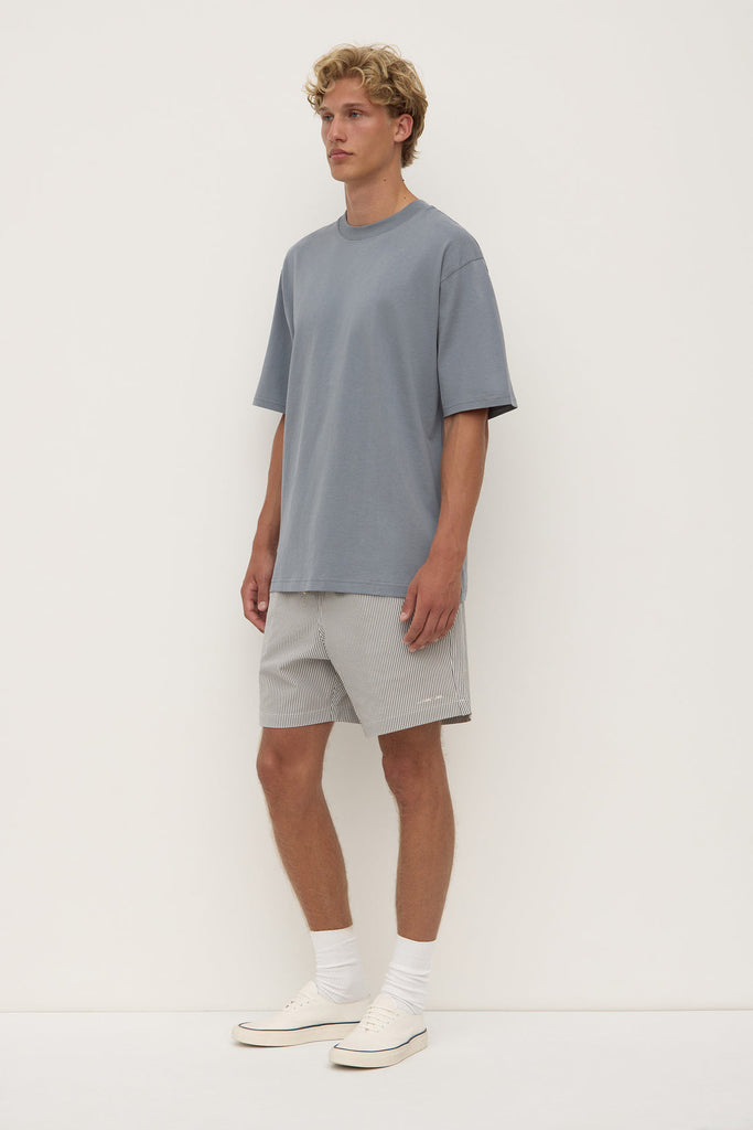 Knox Organic Oversized Tee Asphalt