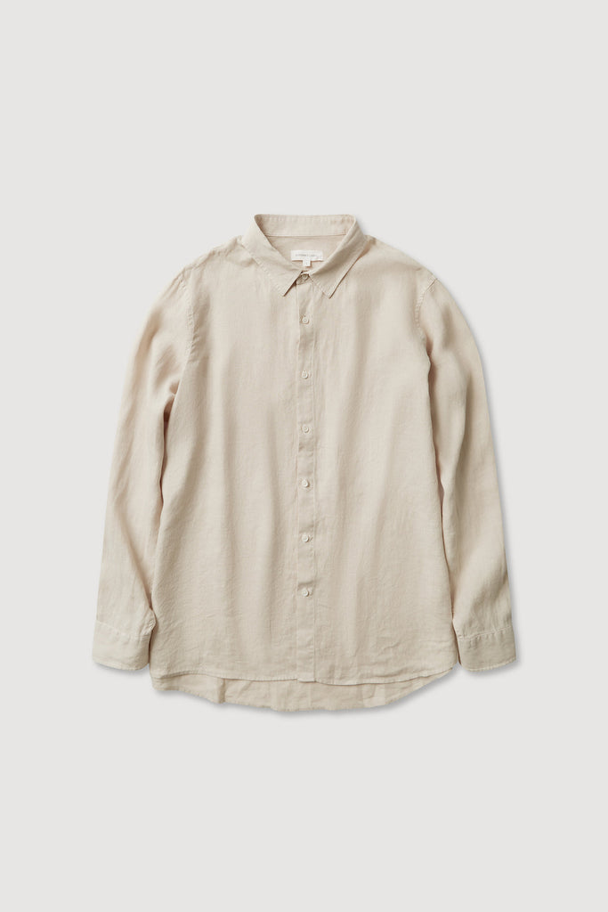Everyday Mens Linen LS Shirt Limestone