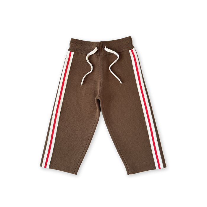 Organic Tape Milano Knit Pant - Espresso - Mika and Max