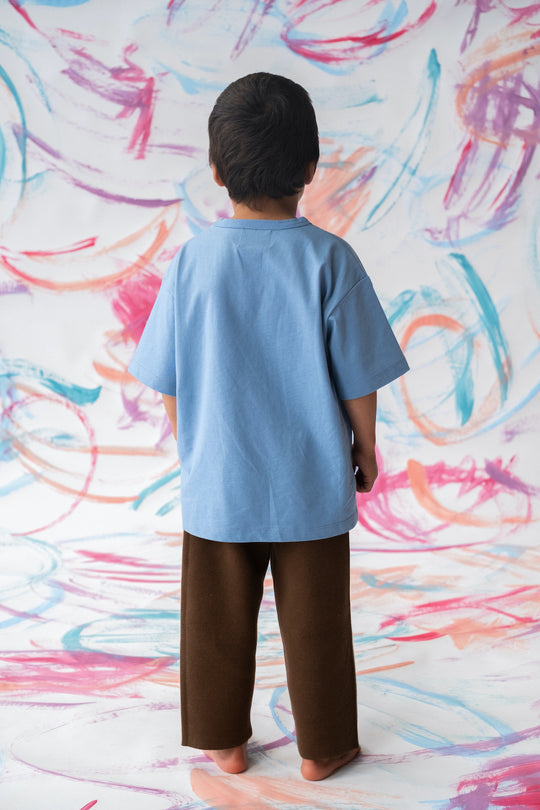 Organic Tape Milano Knit Pant - Espresso - Mika and Max