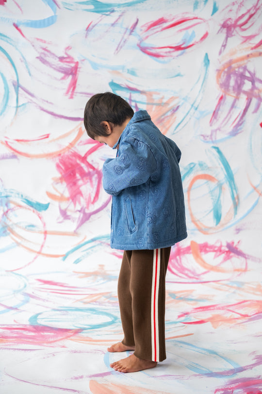 Organic Tape Milano Knit Pant - Espresso - Mika and Max