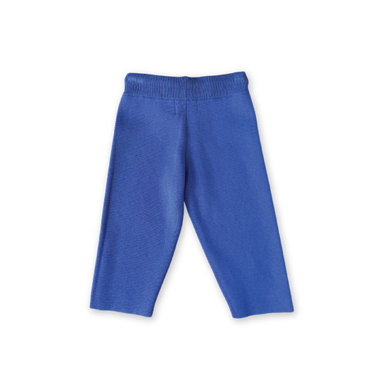 Organic Tape Milano Knit Pant - Cobalt - Mika and Max