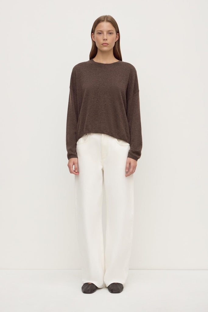 Odelle Cashmere Knit Ganache Marle