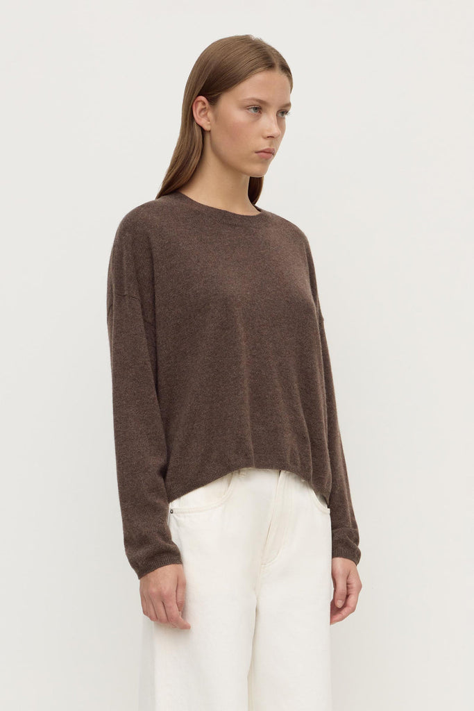 Odelle Cashmere Knit Ganache Marle