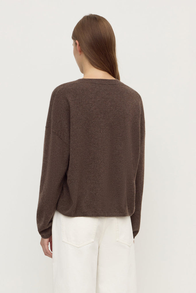 Odelle Cashmere Knit Ganache Marle