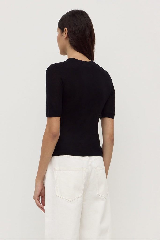 Mina Silk Knit Tee
