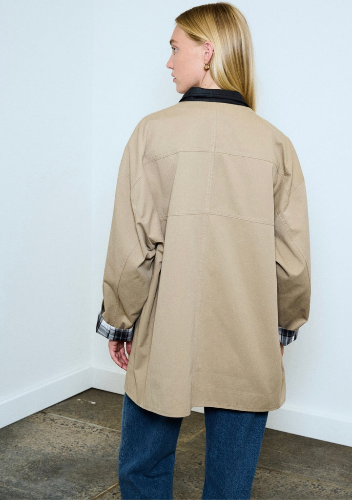 Rylan Reversible Parker Camel / Black Check