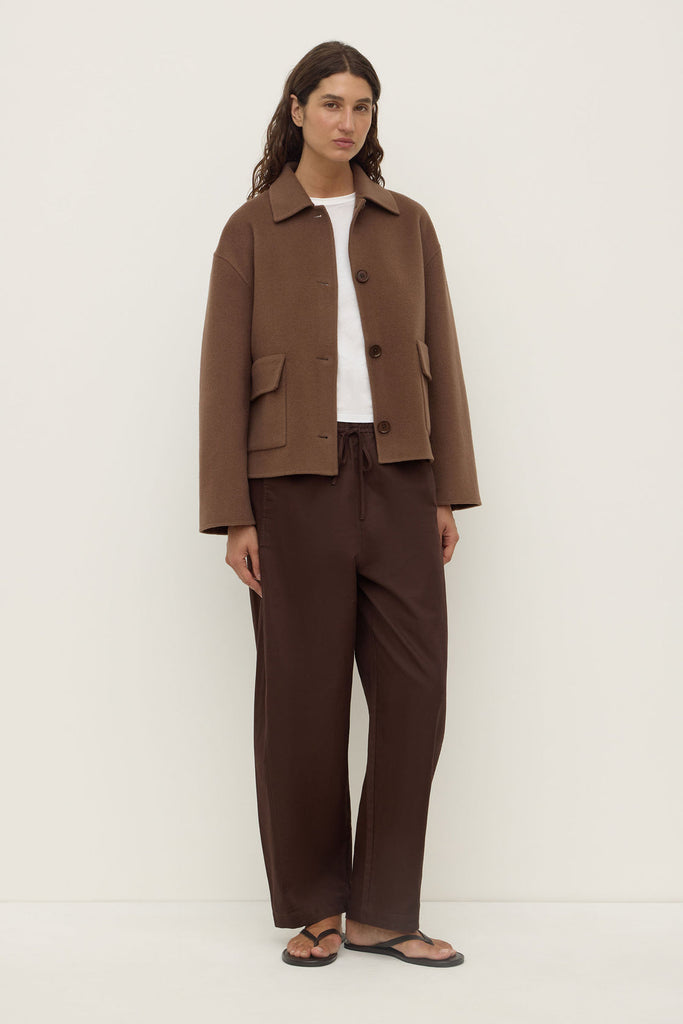 Mya Wool Coat Milk Choc