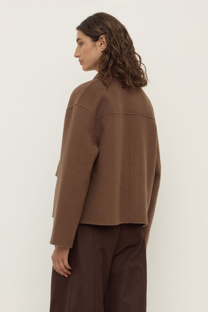 Mya Wool Coat Milk Choc