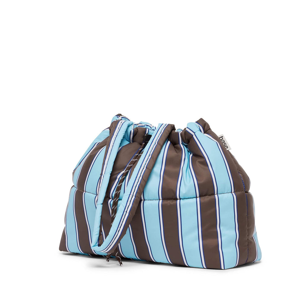 Scrunch Base Choc Blue Stripe