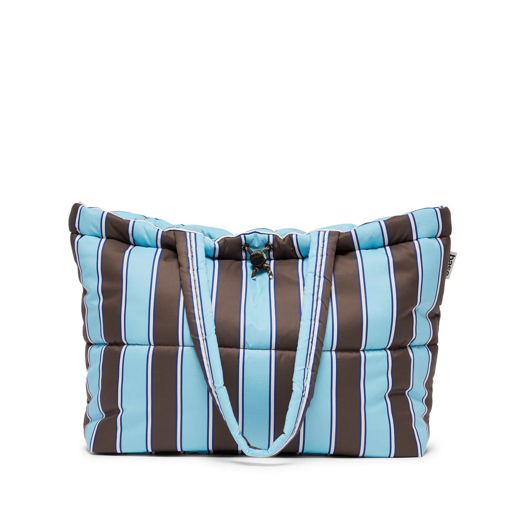 Scrunch Base Choc Blue Stripe