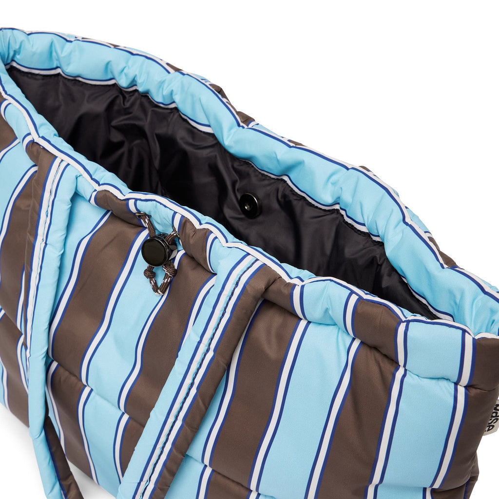 Scrunch Base Choc Blue Stripe