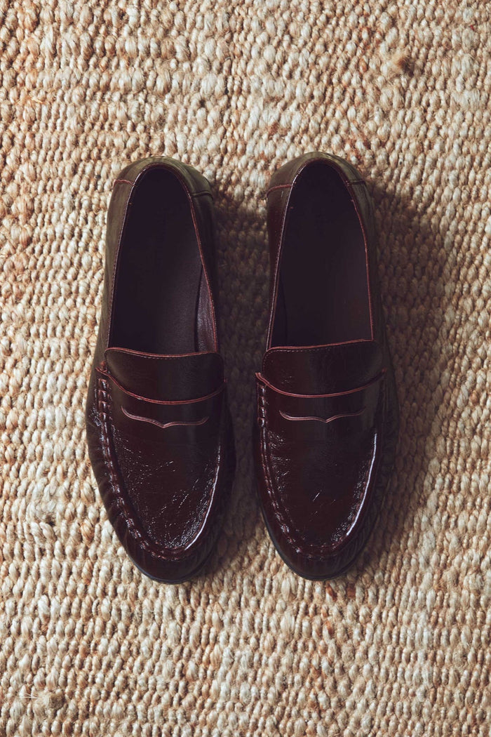 Avenue Leather Loafer Wine
