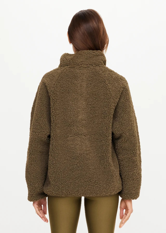 Harlow Fleece Pullover Olive